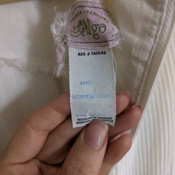 Vintage cream dress - Picture 4 of 6